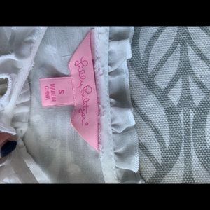 Lilly Pulitzer Tops - Lilly Pulitzer White Sleeveless Top. Size S. Lilly Pulitzer Tops - Lilly Pulitzer White Sleeveless Top. Size S.